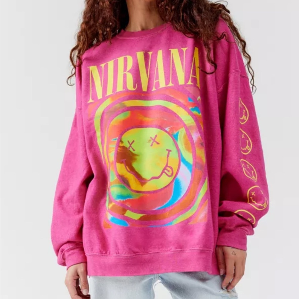 URBAN OUTFITTERS NIRVANA CREWNECK SWEATSHIRT